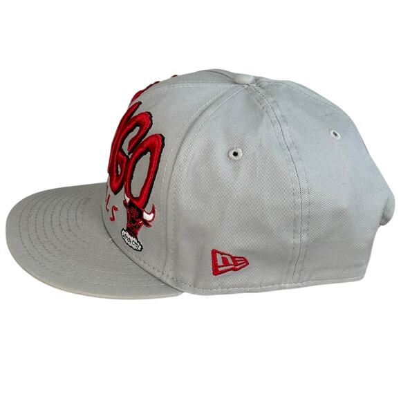 New Era 9Fifty Hat Cap Chicago Bulls NBA Windy City Hardwood Classics Snapback - Picture 5 of 13